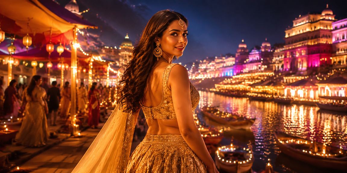Indian woman enjoying casino entertainment responsibly